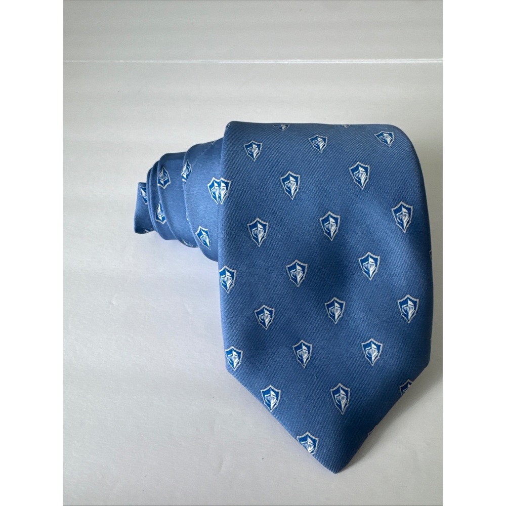Vineyard Vines Necktie Custom Collection Shield Logo‎ Blue Silk Tie